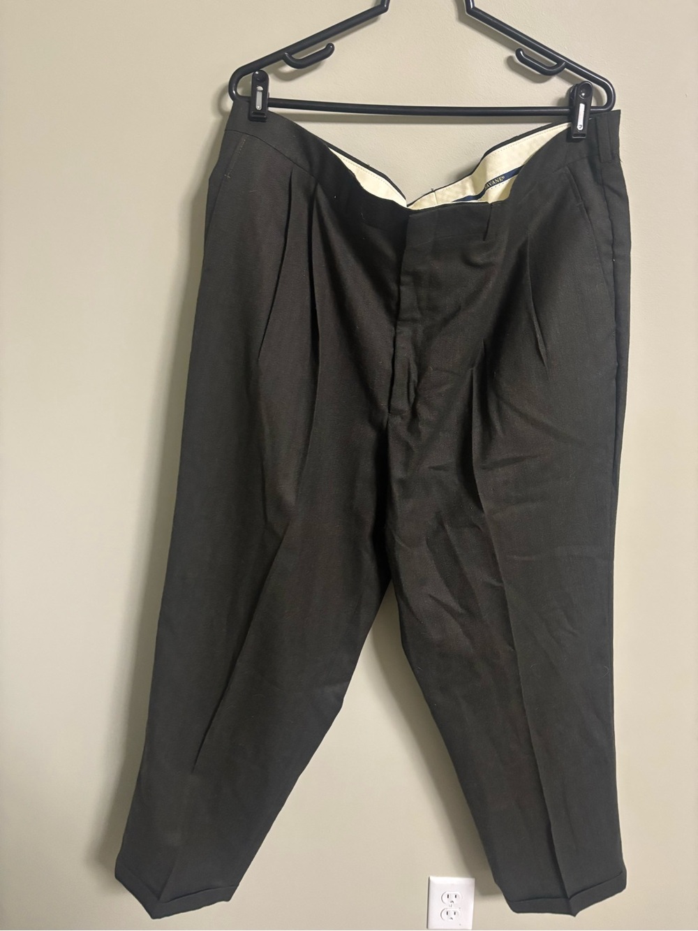 Savane No Wrinkles Dress Pants Size 40x30 New Teflon Golf